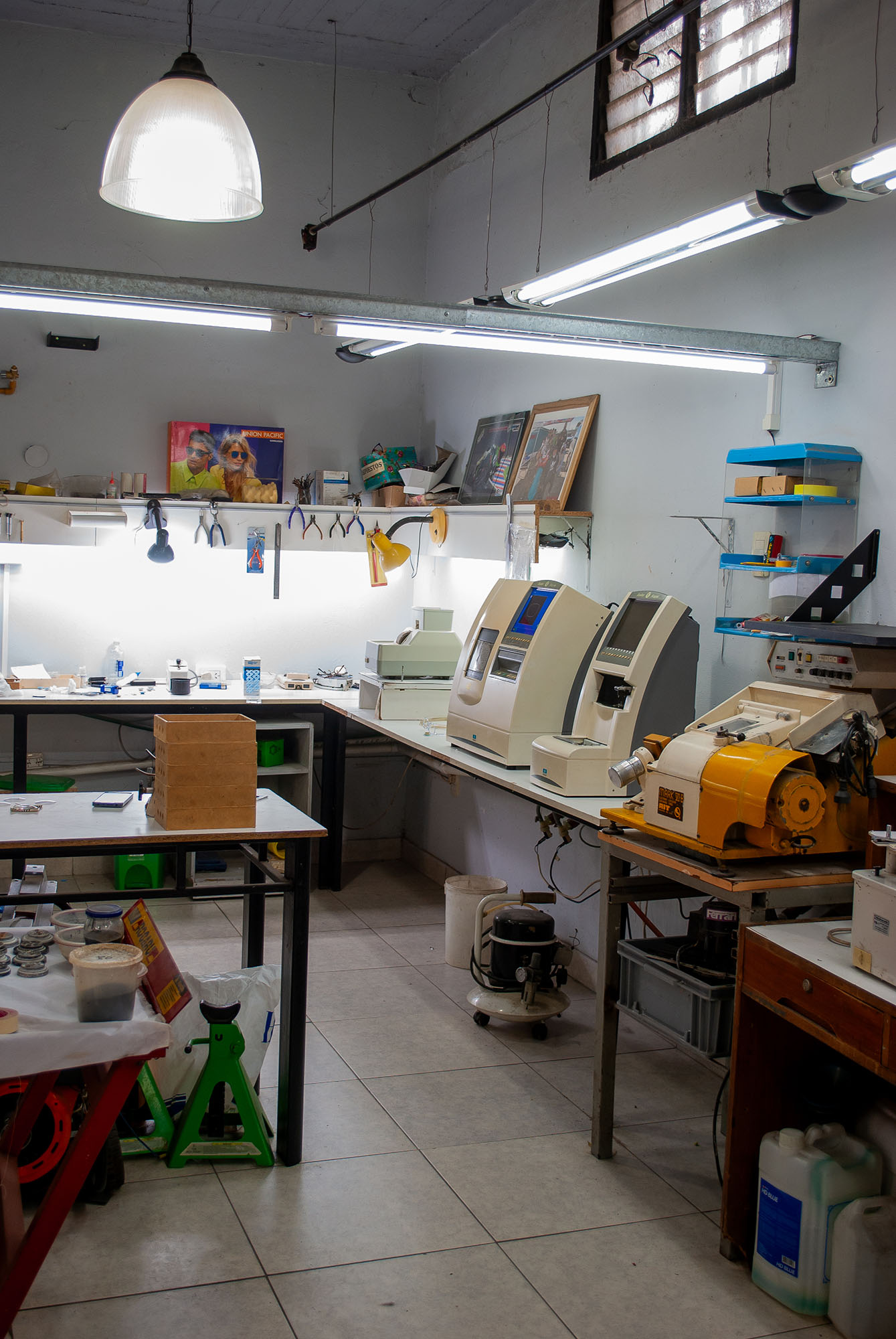 Vista panorámica del laboratorio óptico VérticeSur